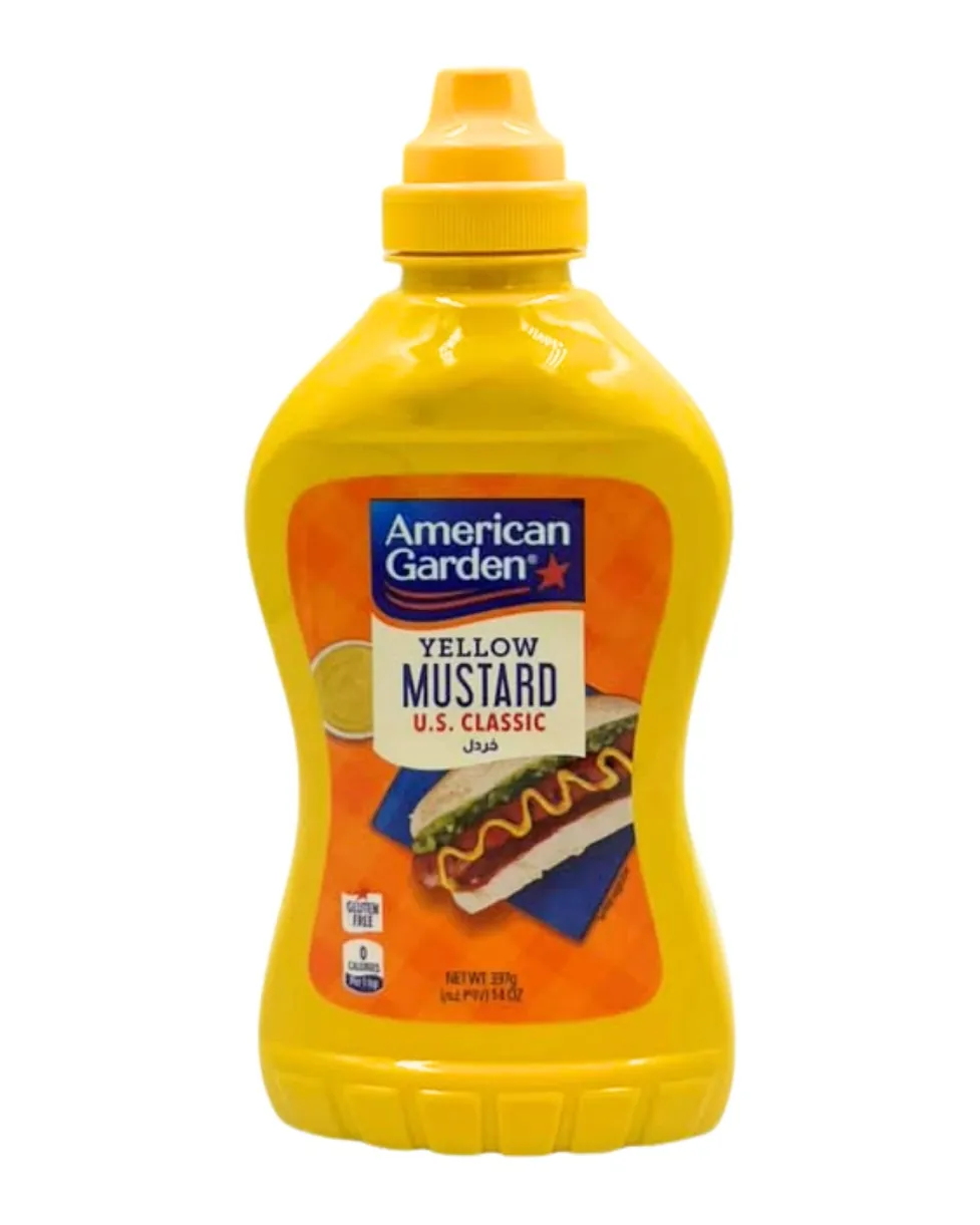 American Garden Mustard Yellow Squeeze 14oz (414ml)