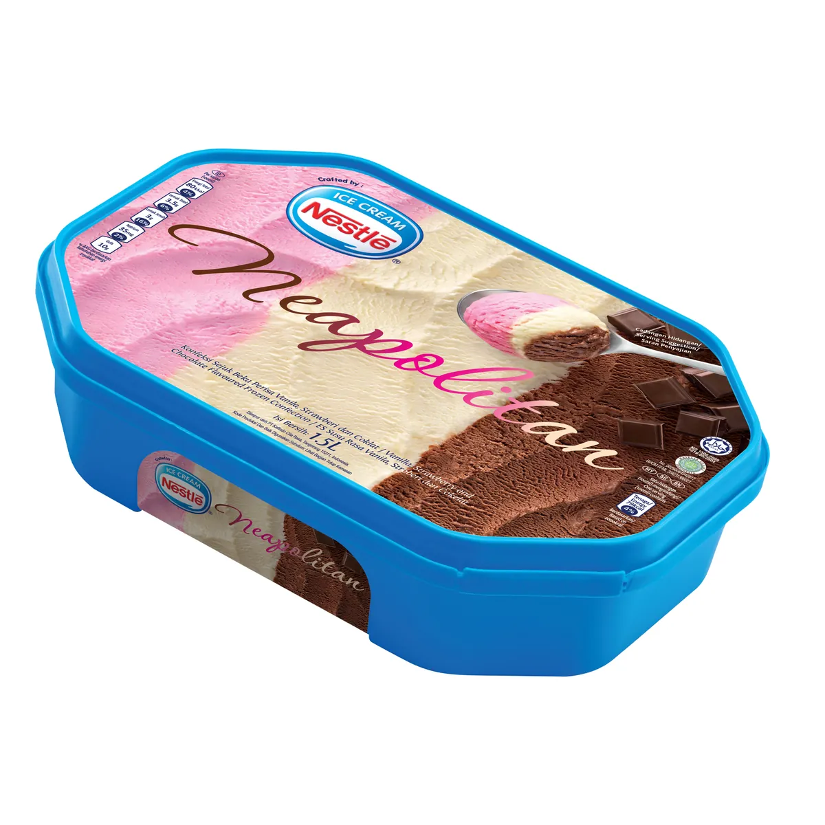 Nestle Ice Cream Neapolitan 1.5L