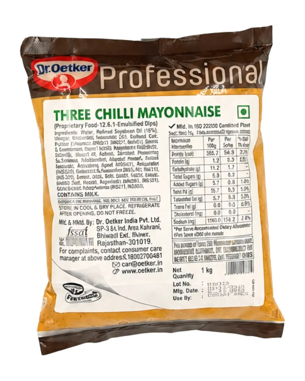Dr. Oetker Three Chilli Mayonnaise 1kg